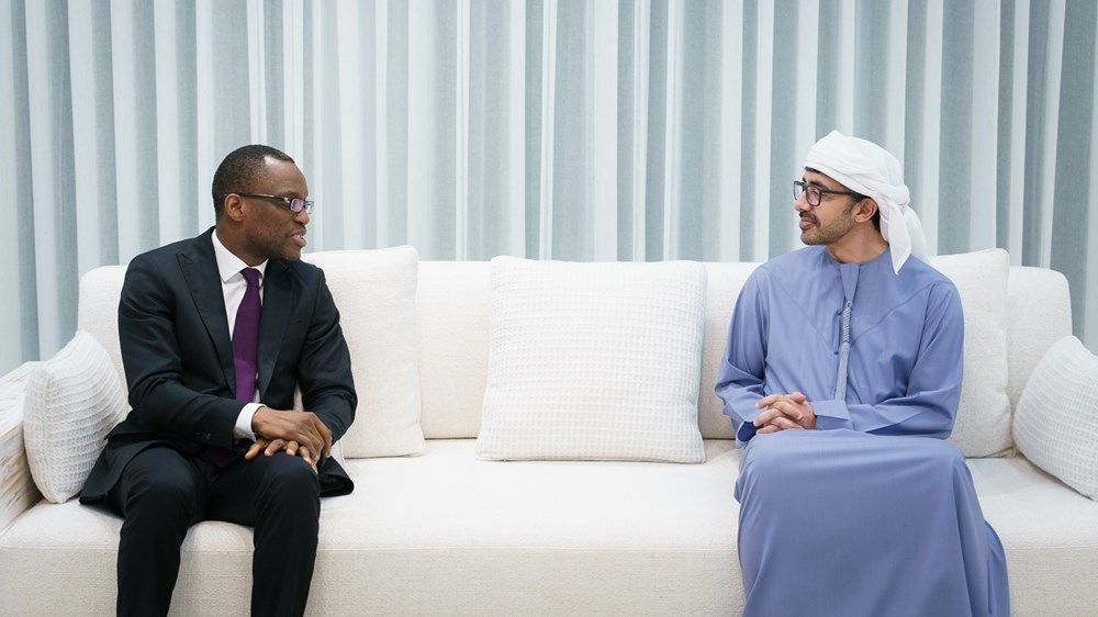 عبدالله بن زايد يستقبل وزير خارجية بنين ويبحثان العلاقات الثنائية بين البلدين