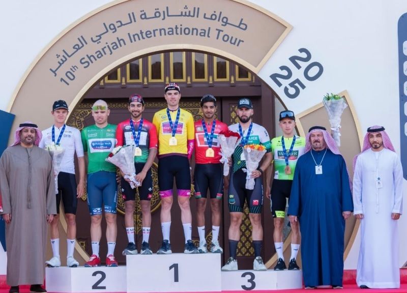 الامارات | نجم فريق شرطة دبي حمزة ياسين وصيفاً في المرحلة الثانية لطواف الشارقة