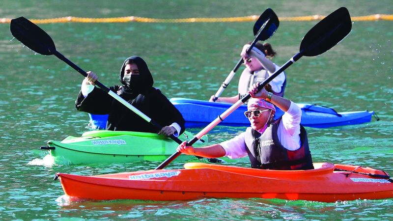 الامارات | «معاً إلى حتا» تجمع هواة  ومحترفي التجديف