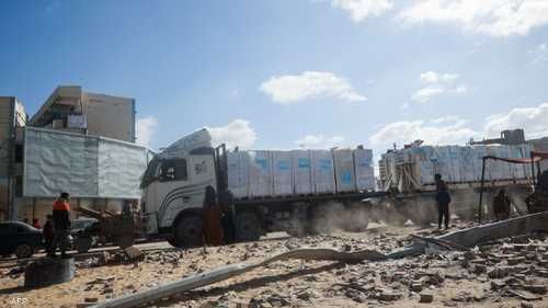 الخليج اليوم .. مصر تطلق قافلة مساعدات إنسانية ضخمة لصالح قطاع غزة