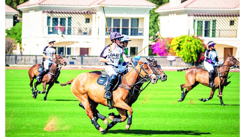 الامارات | فريق الإمارات يهزم غنتوت في «فضية دبي» للبولو