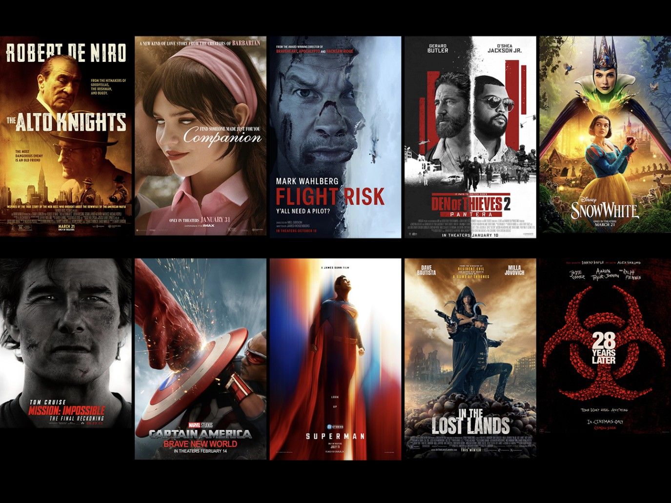 أفضل 10 أفلام أجنبية ينتظرها الجمهور في 2025