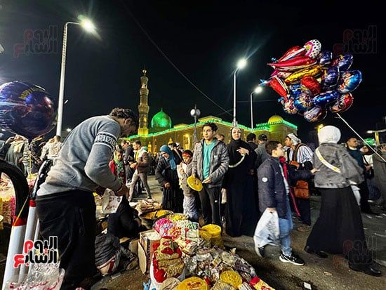 الإنشاد والذكر بالليلة الختامية لمولد السيدة زينب.. فيديو وصور