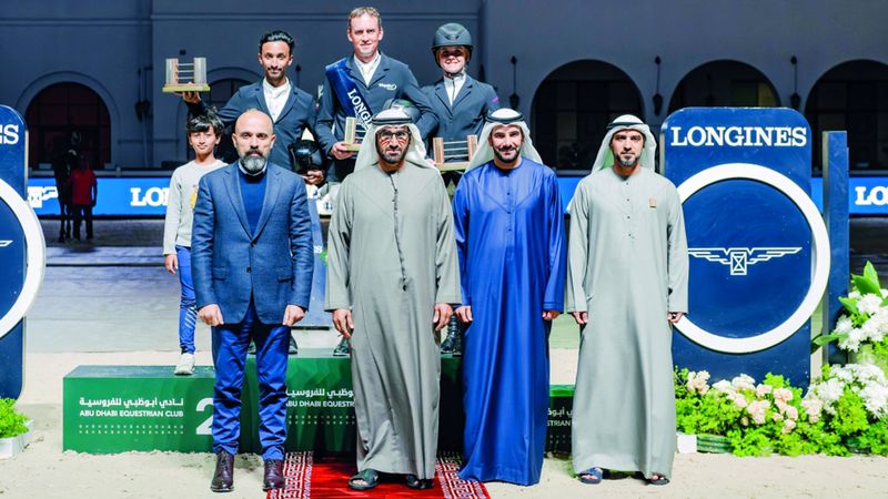 الامارات | تريفور بطل «دولية أبوظبي» لقفز الحواجز.. والمرزوقي ثانياً