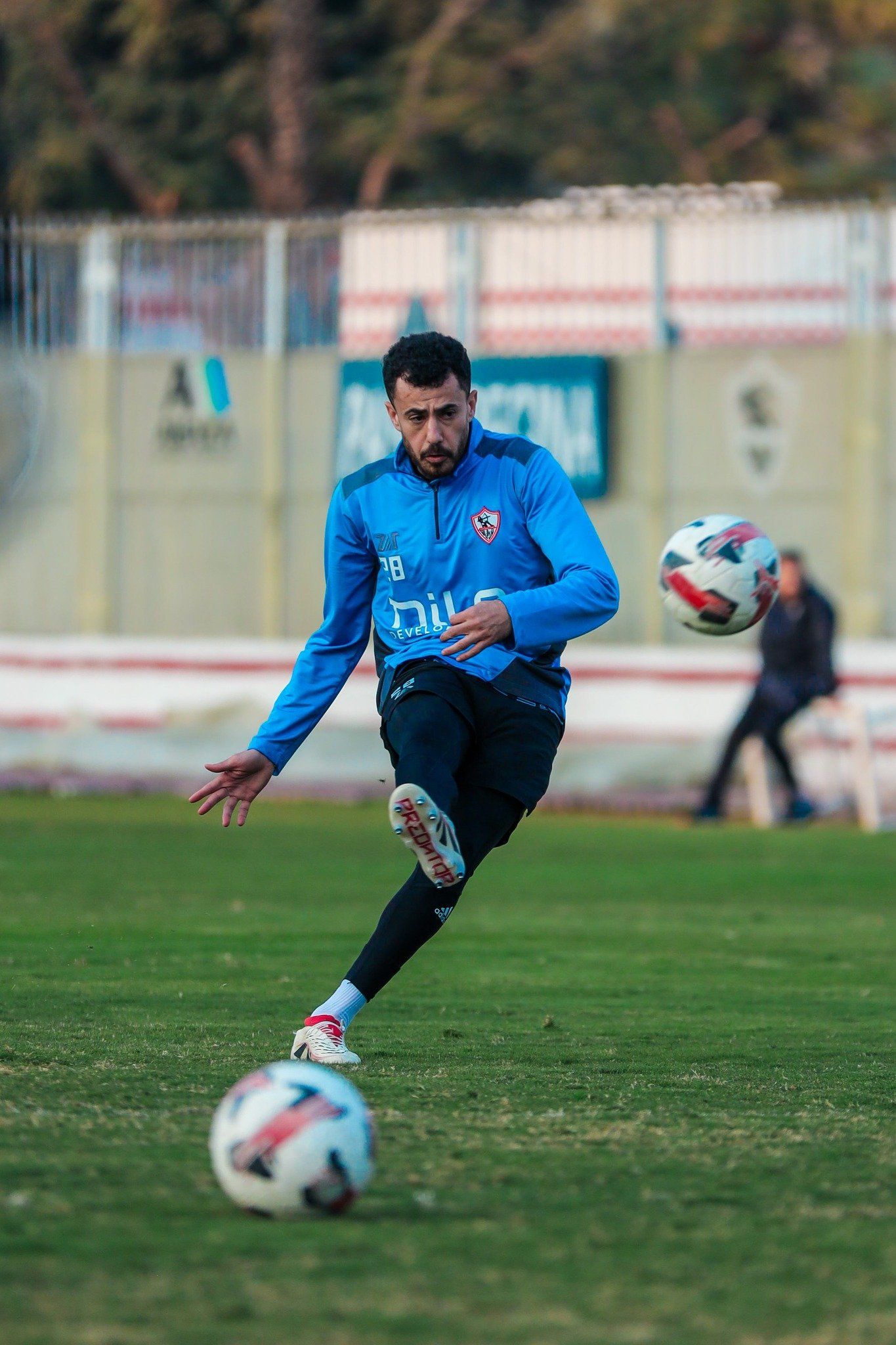 كواليس مران الزمالك استعدادا لبيراميدز وظهور المغربى بنتايج.. صور