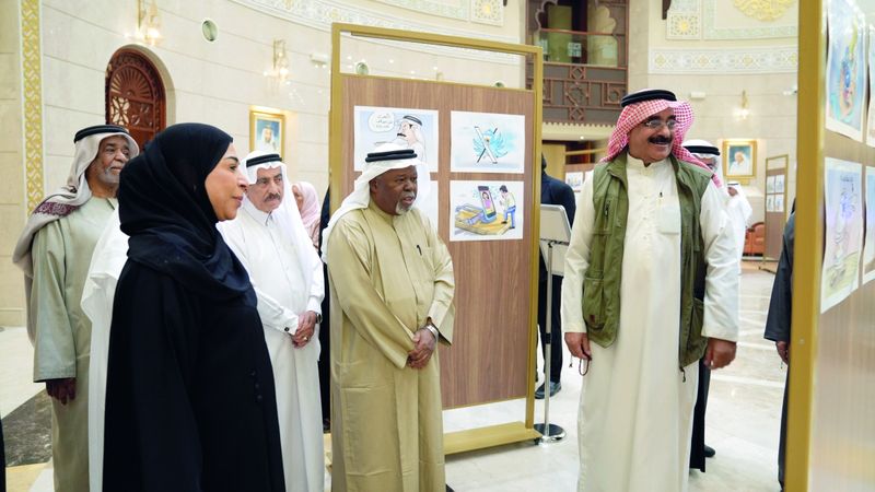 الامارات | ندوة الثقافة تحتفي بفن «الكاريكاتير»