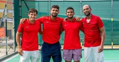 ‎منتخب التنس يستعد لجولة حاسمة أمام اليونان فى كأس ديفيز
