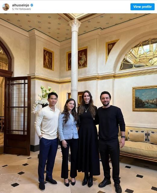 الأميرة رجوة الحسين تثير تفاعلا بصورة مع ولى عهد الأردن من سلطنة بروناى