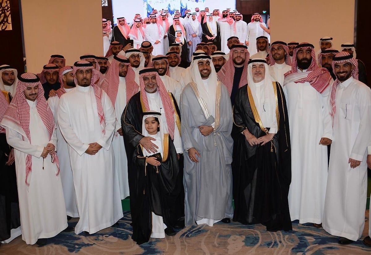 عبدالعزيز رحيم يحتفل بزفاف ابنه عبدالإله بجدة