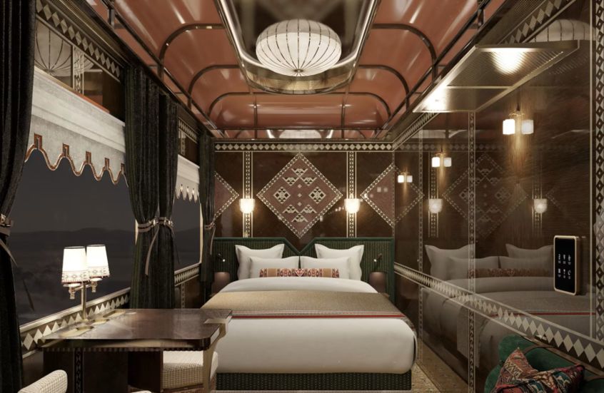 الخليج اليوم .. "حلم الصحراء السعودي"..أول قطار فائق الفخامة في الشرق الأوسط (صور)