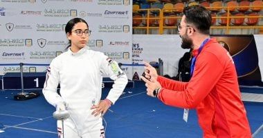 فرح محفوظ تصعد لنصف نهائي كأس العالم لسيف المبارزة وتضمن ميدالية لمصر