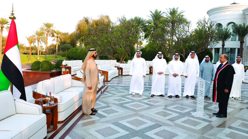 الامارات | محمد بن راشد: دور كبير للقضاء في توفير بيئة  استثمارية آمنة بدبي