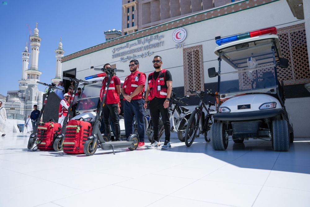 المدينة المنورة.. الهلال الأحمر يستجيب لإنقاذ معتمر في زمن قياسي