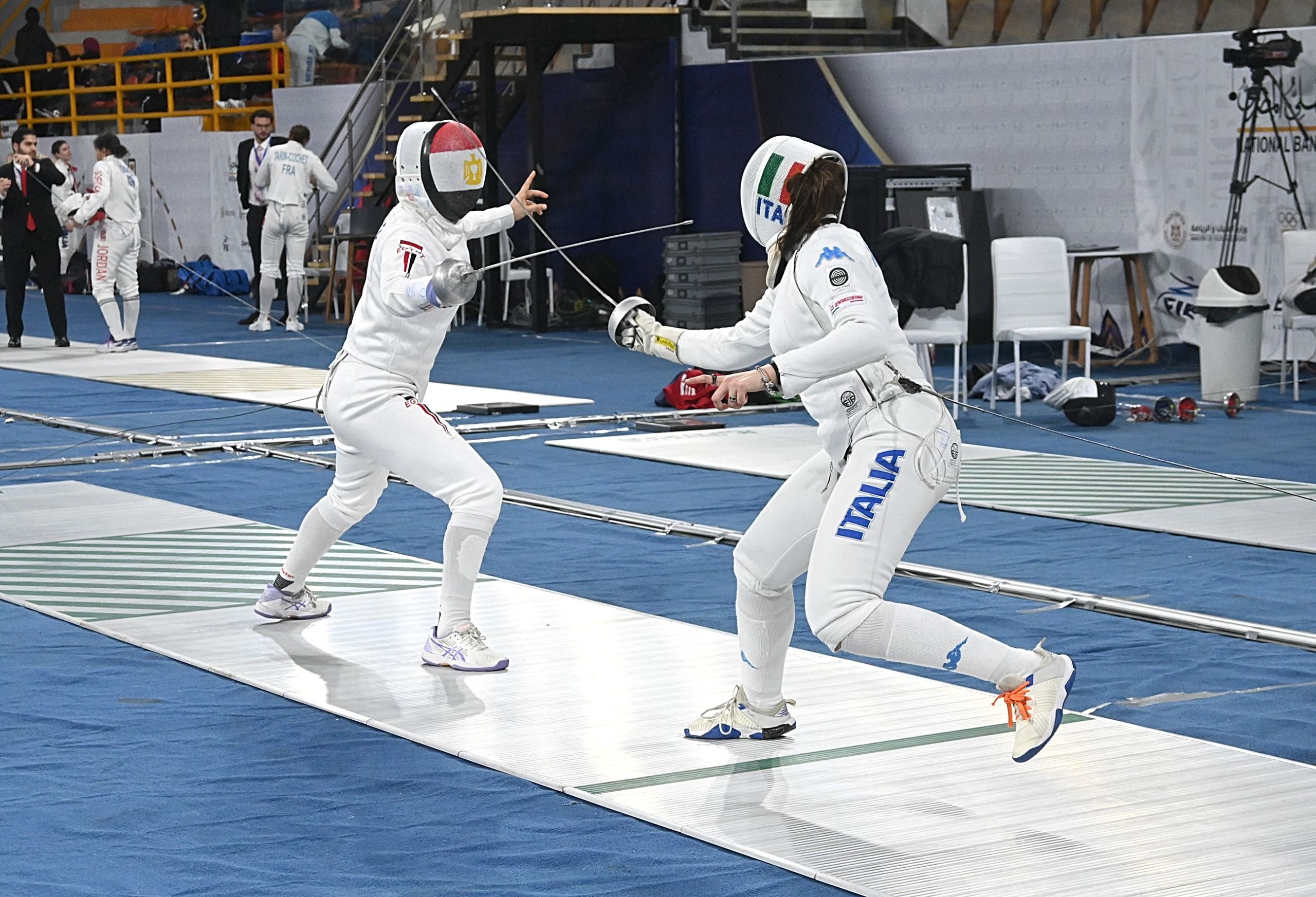 انطلاق اليوم الأول لكأس العالم للناشئين والناشئات لسيف المبارزة بالعاصمة الإدارية الجديدة