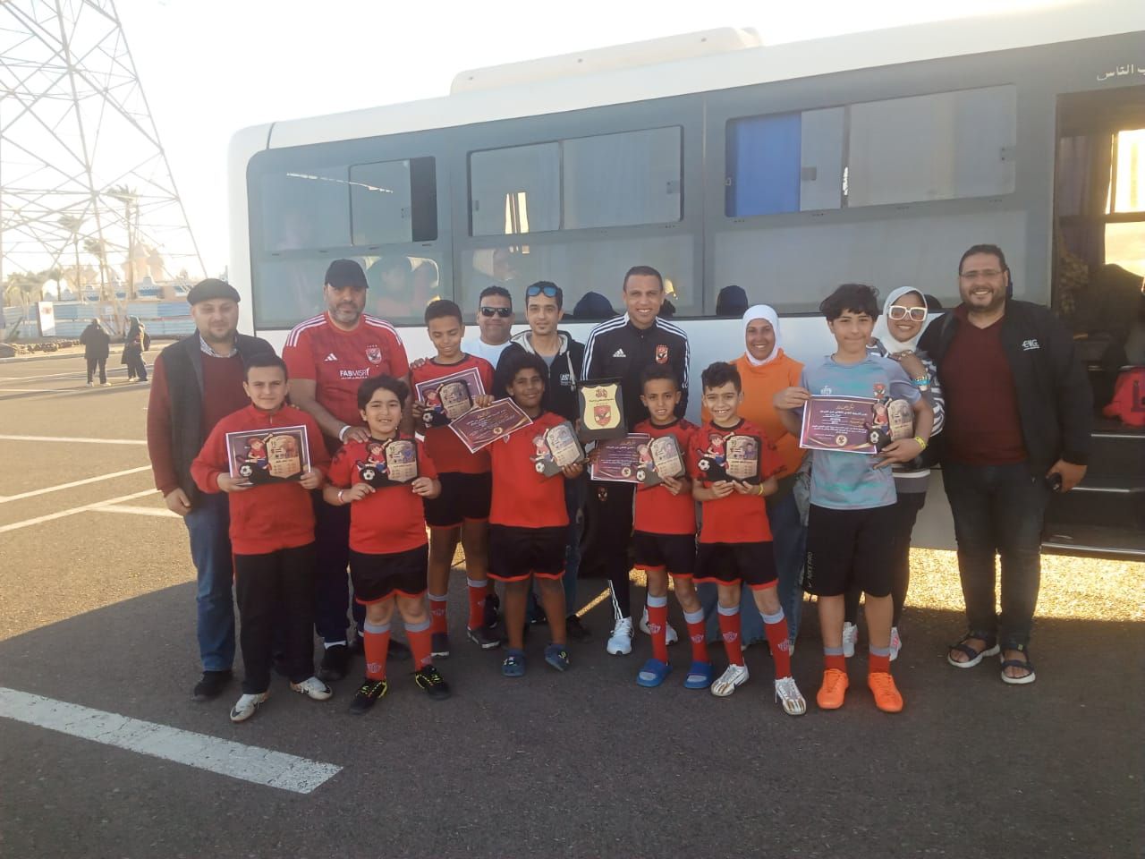 حمزة أبو حجر أفضل لاعب.. أكاديمية الأهلي بالجزيرة تشارك في بطولة الغردقة