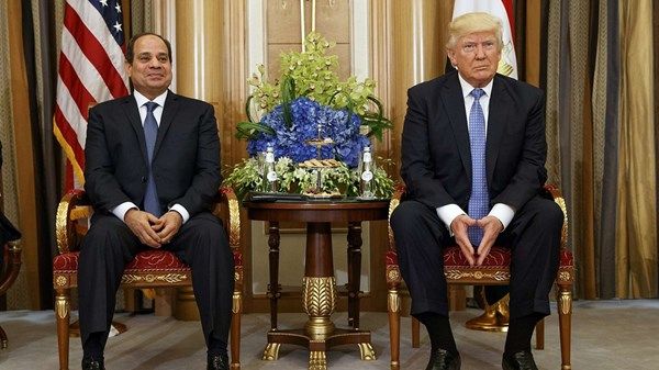 السيسي وترامب يبحثان اتفاق وقف إطلاق النار في غزة