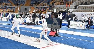 انطلاق منافسات فردي الناشئين بكأس العالم لسيف المبارزة بالعاصمة الإدارية.. صور