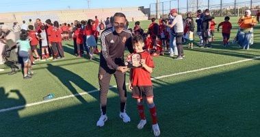 حمزة أبو حجر أفضل لاعب.. أكاديمية الأهلي بالجزيرة تشارك في بطولة الغردقة