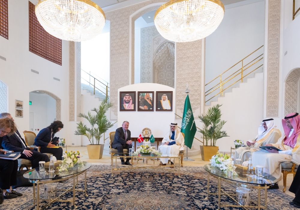 وزير الخارجية ونظيره الدنماركي يبحثان تعزيز العلاقات بين البلدين