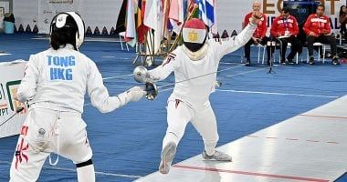 منتخب الناشئين يصعد لنهائي الفرق بكأس العالم لسيف المبارزة بالعاصمة الإدارية