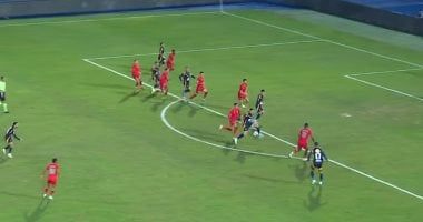 إمام عاشور يحرز الهدف الثانى للأهلى فى مرمى مودرن سبورت