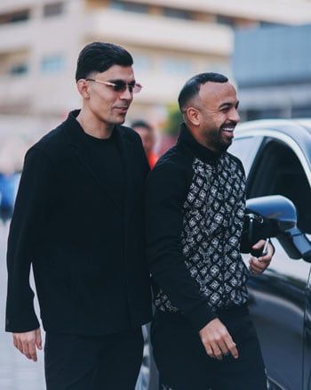 "ضحكة أفشة وبن شرقي" الأبرز فى إطلالات نجوم الأهلى بالتتش