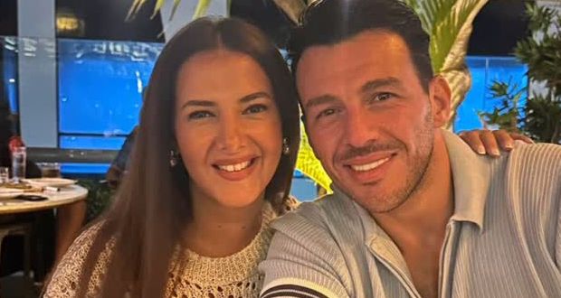 زوج دنيا سمير غانم يشعل السوشيال ميديا بفيديو طريف مع ابنتهما