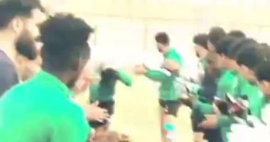 جون إيبوكا يشارك فى أول مران مع المصري واستقبال خاص من اللاعبين