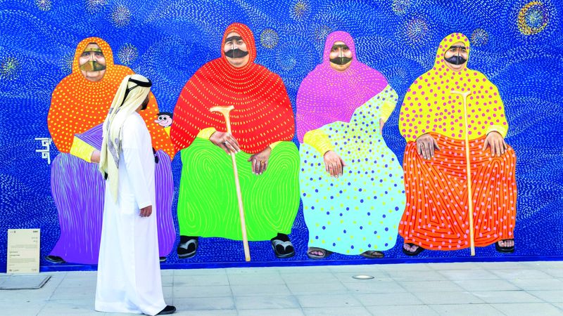 الامارات | «قلب دبي» يتلوّن بالفن والبهجة