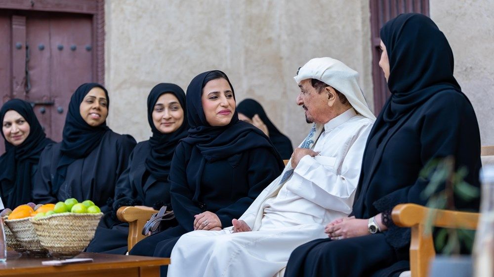 حاكم عجمان وولي عهده يستقبلان المواطنين في «برزة الحصن»