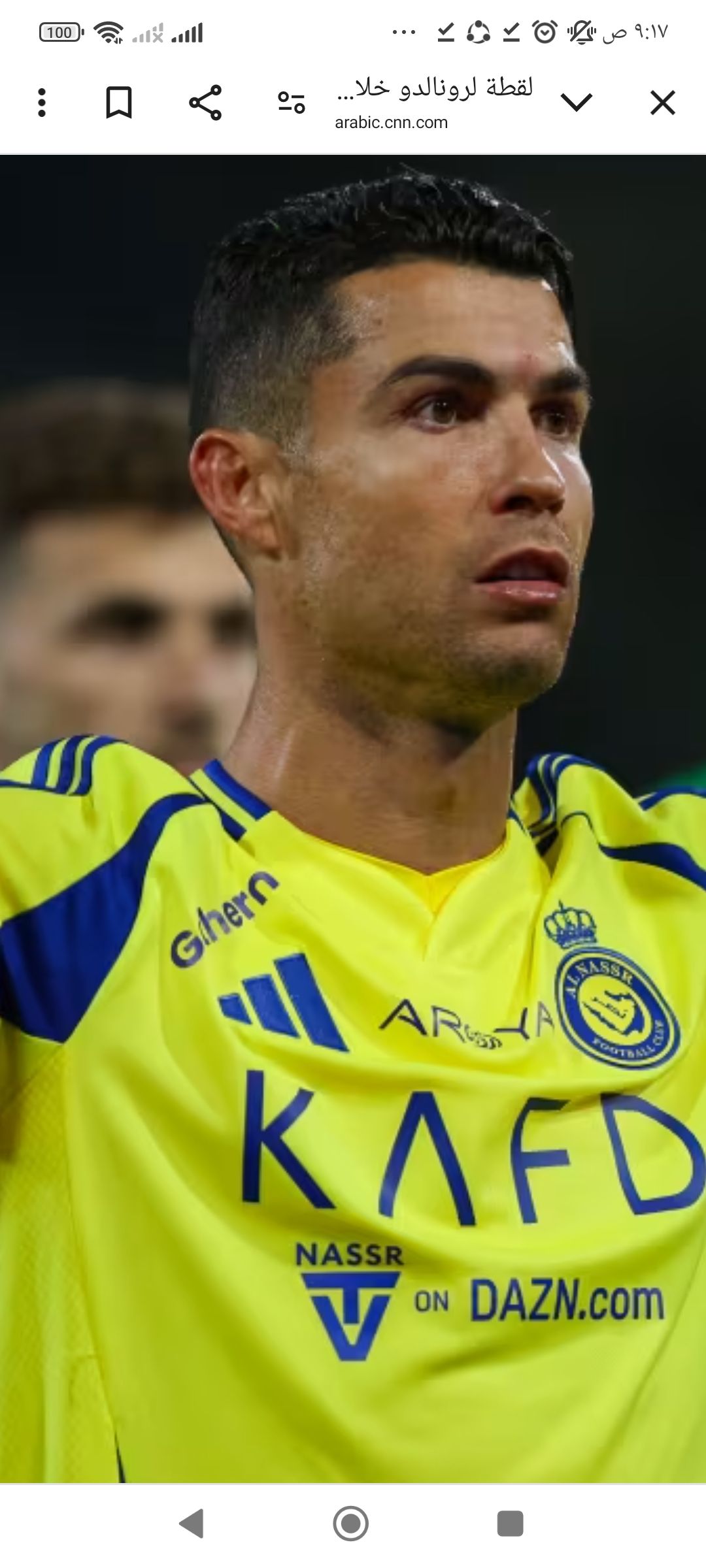 لقطة لرونالدو خلال مباراة في دوري أبطال آسيا للنخبة تشعل تفاعلاً