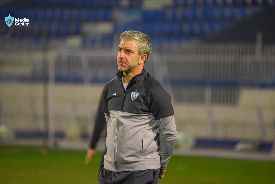 جلسة خاصة فى المران الأول لغزل المحلة تحت قيادة بابا فاسيليو.. صور