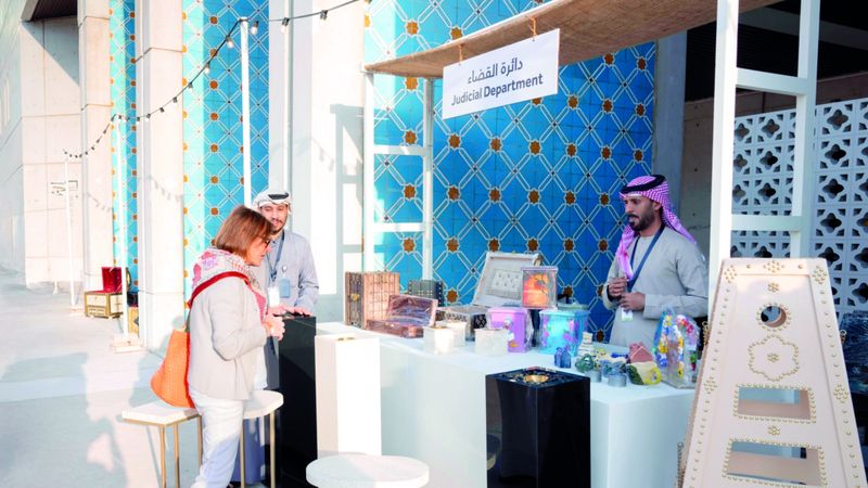 الامارات | مشغولات تراثية بأيدي نزلاء «مراكز الإصلاح والتأهيل»
