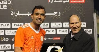 محمد فخري يحصد جائزة رجل مباراة فاركو وسيراميكا بدوري نايل