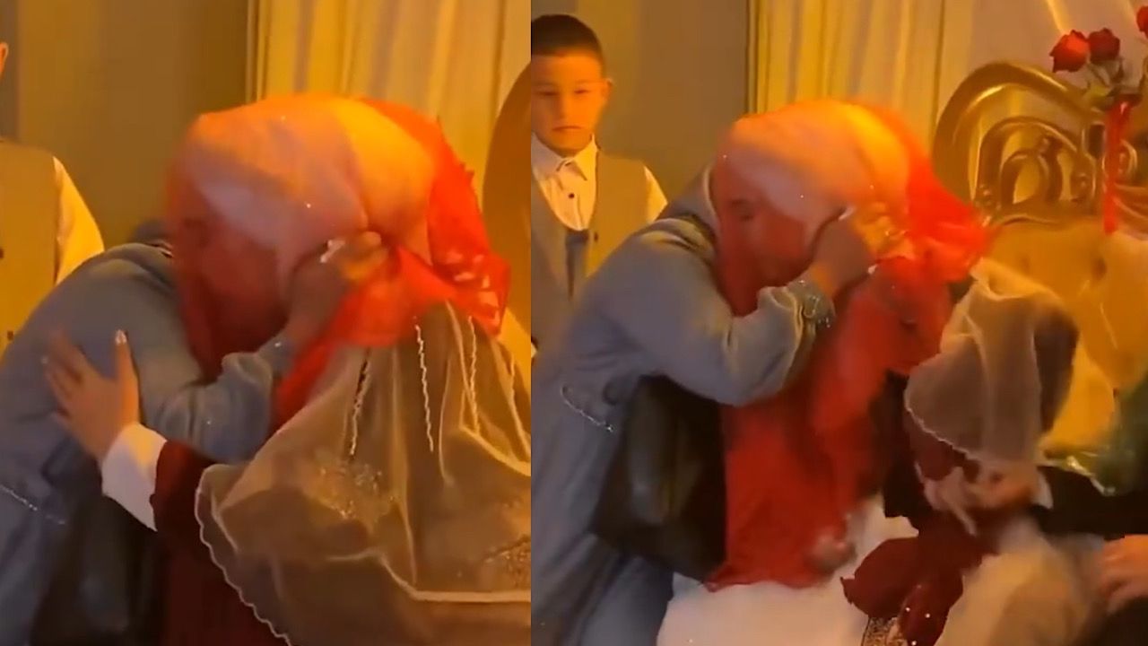 لن تصدق السبب...فتاة تنهار بالبكاء يوم زفافها وتتصرف مع زوجها بغضب أمام الحضور"فيديو"