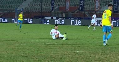 إصابة محمود جهاد فى العضلة الخلفية وبنتايج البديل أمام الإسماعيلى