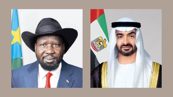 رئيس الدولة يستقبل رئيس جنوب السودان