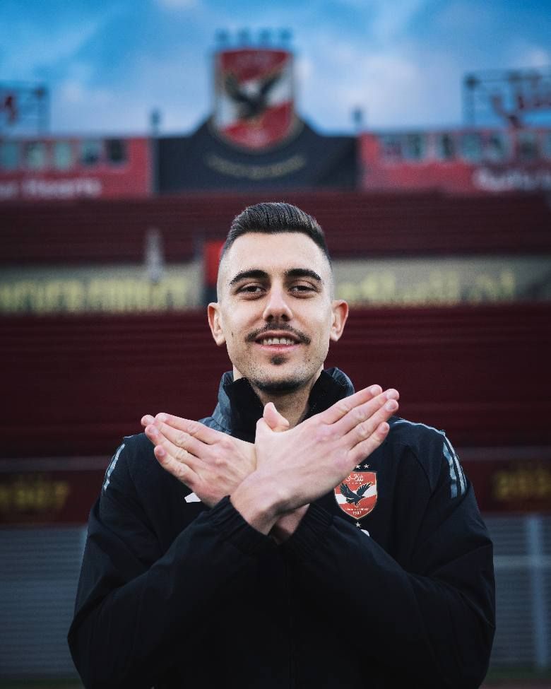 شاهد جلسة تصوير جراديشار نجم الأهلى فى التتش