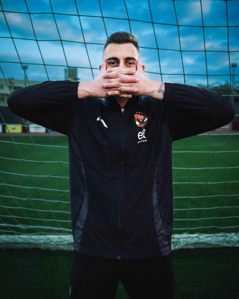 شاهد جلسة تصوير جراديشار نجم الأهلى فى التتش