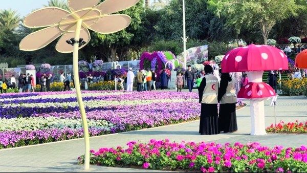 افتتاح مهرجان العين للزهور