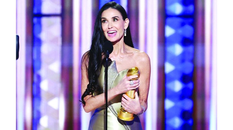 الامارات | ديمي مور.. أفضل ممثلة في احتفال جوائز النقاد