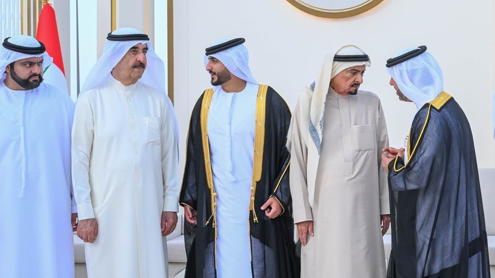 حاكما عجمان وأم القيوين والشيوخ يحضرون أفراح النعيمي والمسمار
