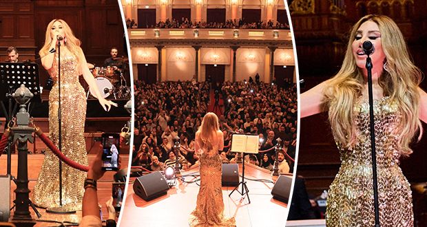 نجوى كرم تبهر جمهور أمستردام في ليلة غنائية استثنائية