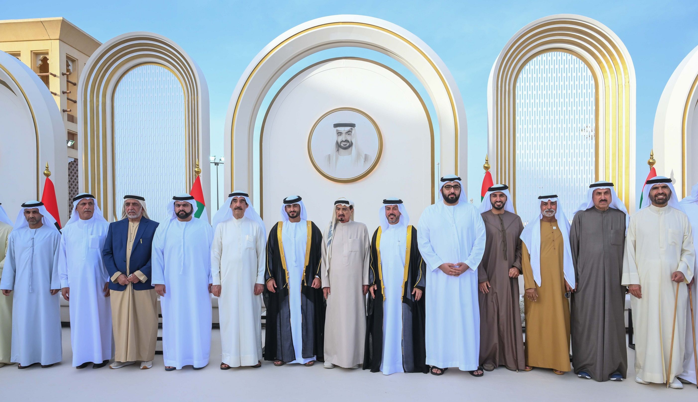 الامارات | حاكما عجمان وأم القيوين والشيوخ يحضرون أفراح النعيمي والمسمار