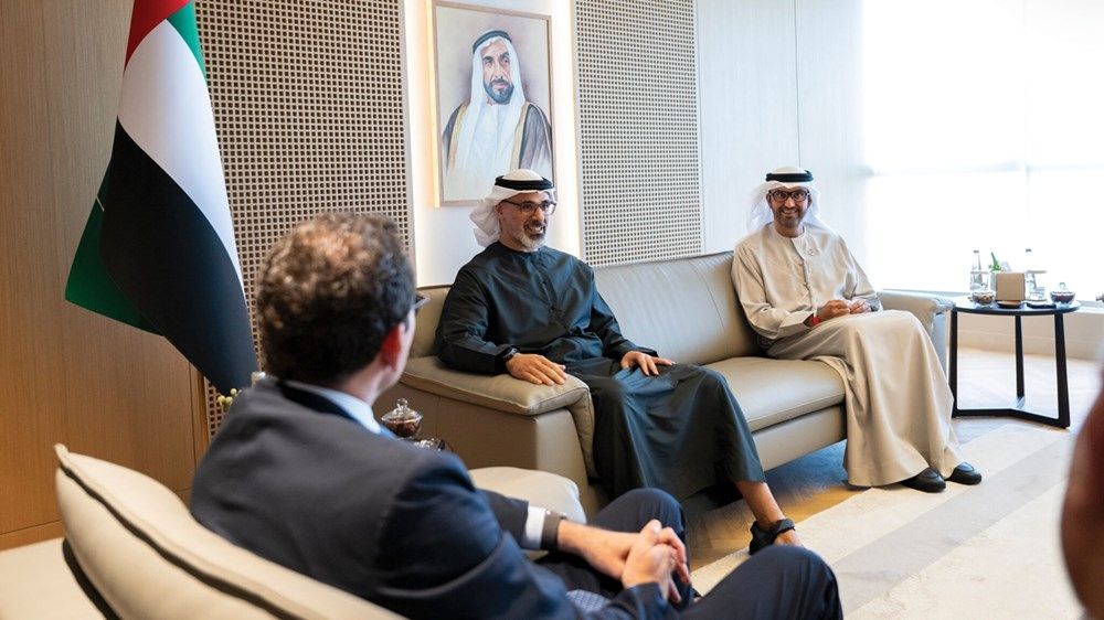 خالد بن محمد بن زايد يلتقي أعضاء مجلس إدارة شركة «XRG»