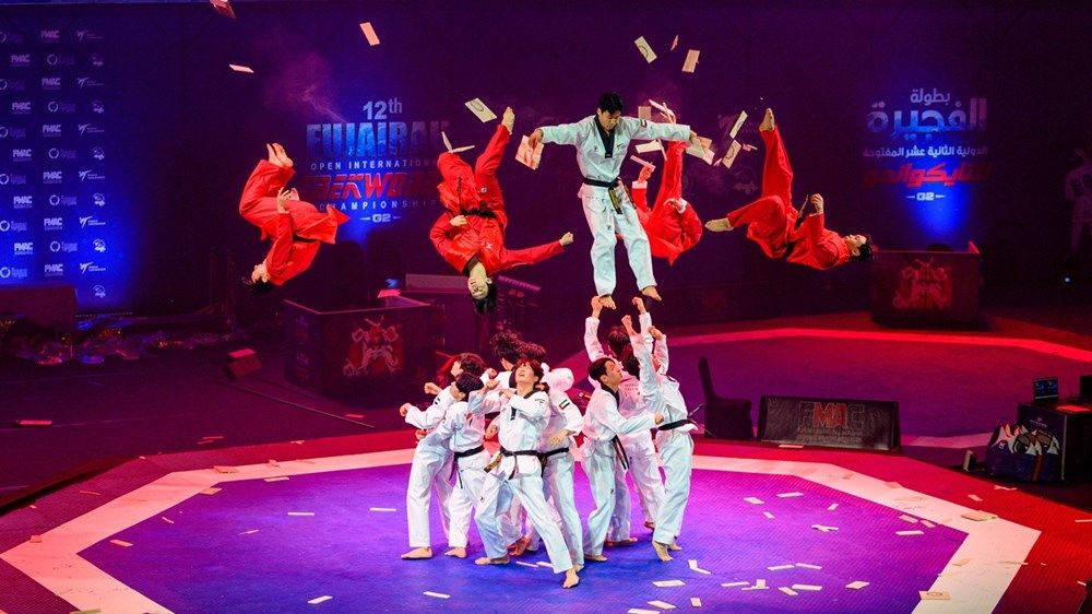 محمد الشرقي يشهد افتتاح بطولة الفجيرة الدولية المفتوحة للتايكواندو بنسختها الـ12