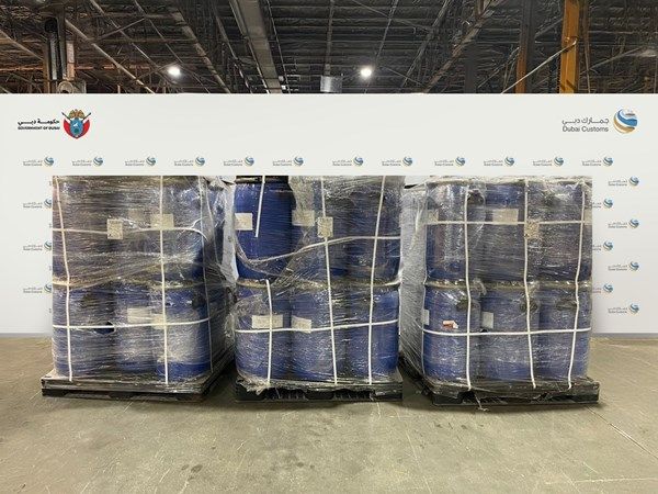جمارك دبي تحبط عملية تهريب 1.2 طن من المواد ذات التأثير العقلي