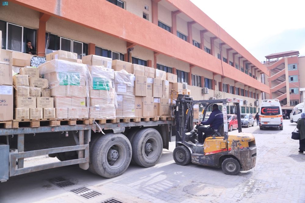 المملكة تواصل تزويد مستشفيات قطاع غزة بالمستلزمات الطبية الطارئة