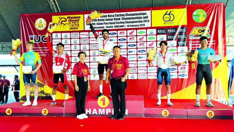 الامارات | المطيوعي يحرز أول ذهبية للإمارات في «آسيوية الطريق»