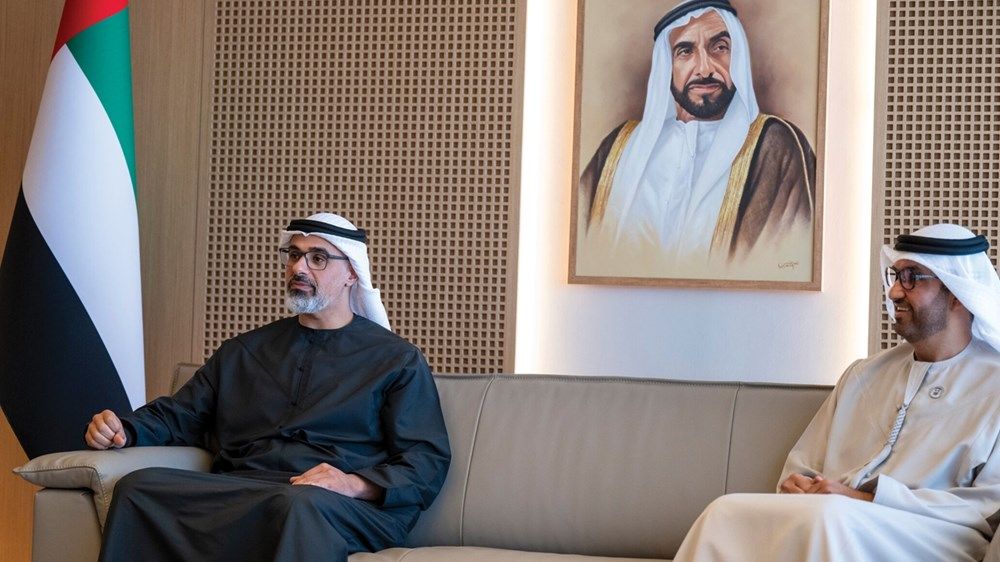 خالد بن محمد بن زايد يلتقي أعضاء مجلس إدارة شركة «XRG»